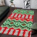 New Zealand Christmas In July Area Rug Meri Kirihimete Hei Tiki Taniko Motifs Seamless