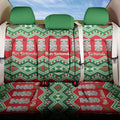 New Zealand Christmas In July Back Car Seat Cover Meri Kirihimete Hei Tiki Taniko Motifs Seamless