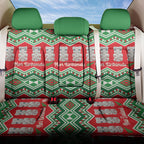 New Zealand Christmas In July Back Car Seat Cover Meri Kirihimete Hei Tiki Taniko Motifs Seamless