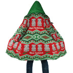 New Zealand Christmas In July Cloak Meri Kirihimete Hei Tiki Taniko Motifs Seamless