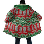 New Zealand Christmas In July Cloak Meri Kirihimete Hei Tiki Taniko Motifs Seamless