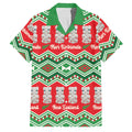 New Zealand Christmas In July Family Matching Tank Maxi Dress and Hawaiian Shirt Meri Kirihimete Hei Tiki Taniko Motifs Seamless
