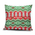 New Zealand Christmas In July Pillow Cover Meri Kirihimete Hei Tiki Taniko Motifs Seamless