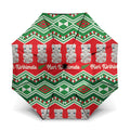 New Zealand Christmas In July Umbrella Meri Kirihimete Hei Tiki Taniko Motifs Seamless