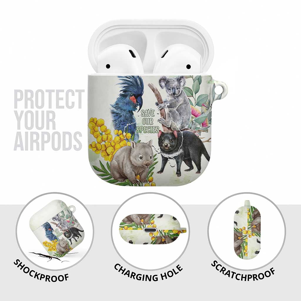 National Threatened Species Day Australia AirPods Case Aussie Animals Save Our Species - Aussie Hoodie