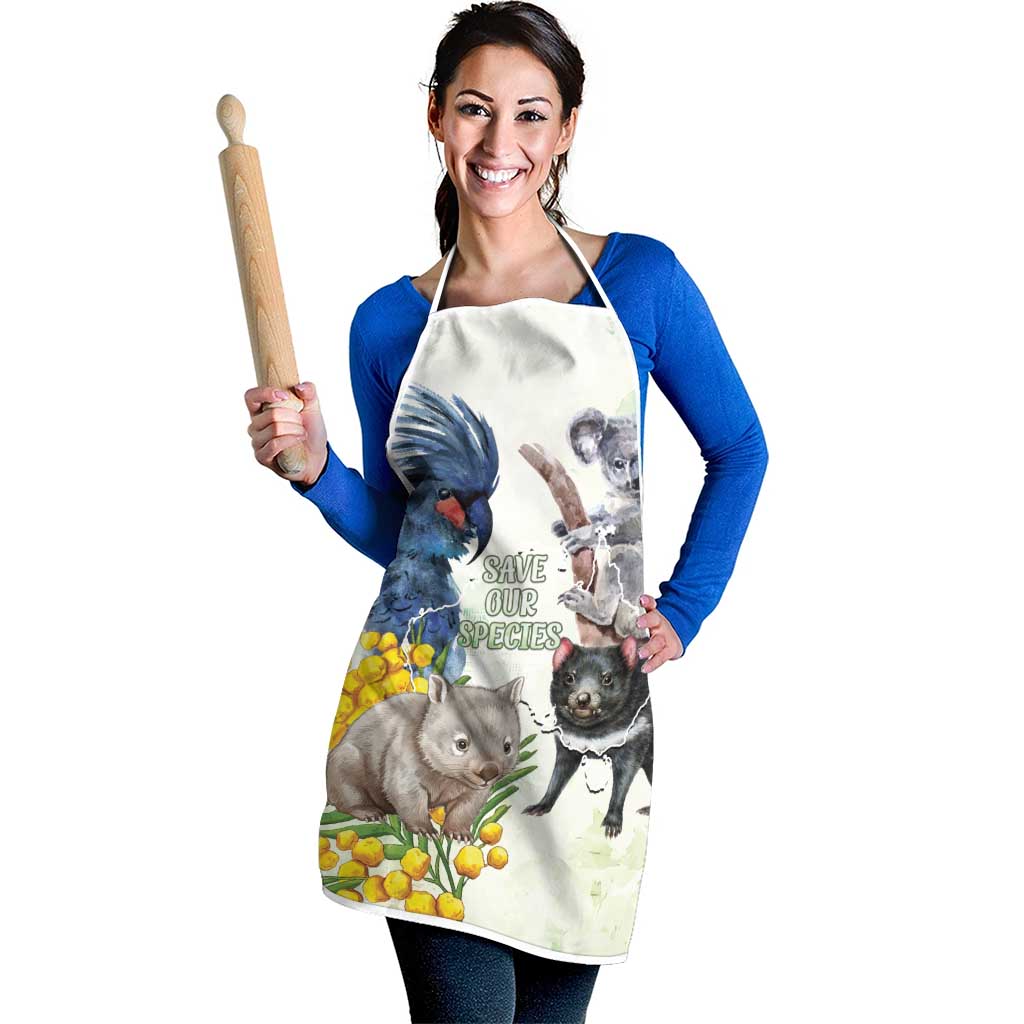 National Threatened Species Day Australia Apron Aussie Animals Save Our Species - Aussie Hoodie