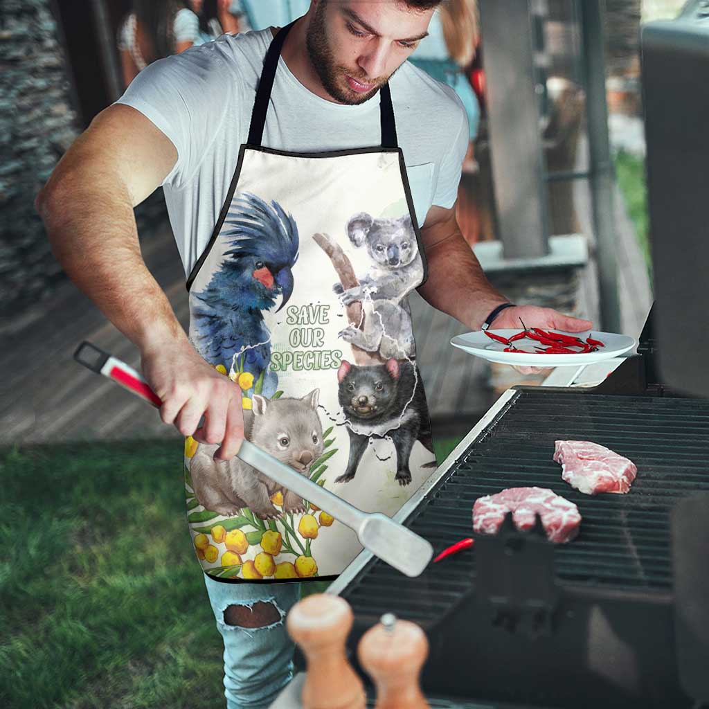 National Threatened Species Day Australia Apron Aussie Animals Save Our Species - Aussie Hoodie