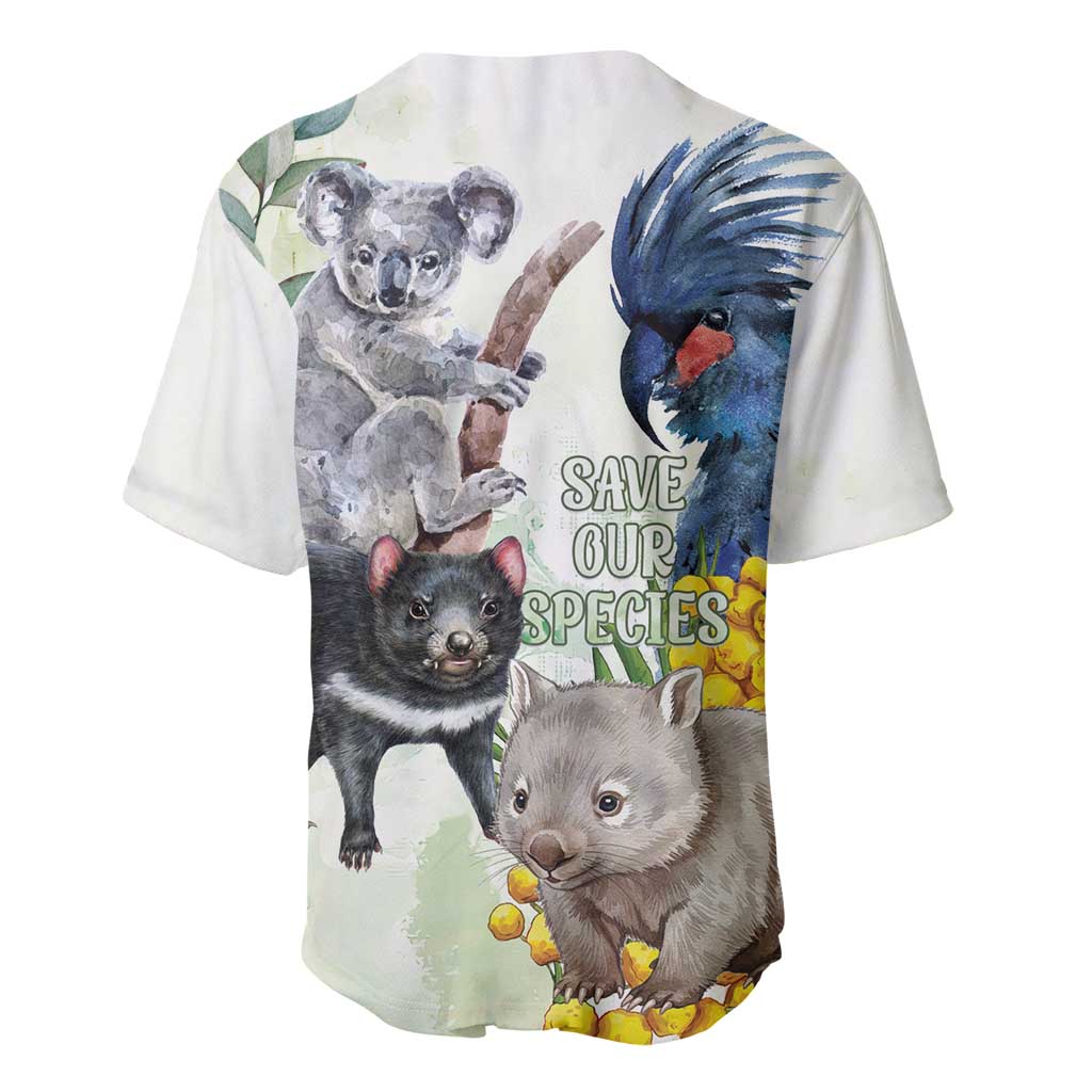 National Threatened Species Day Australia Baseball Jersey Aussie Animals Save Our Species - Aussie Hoodie