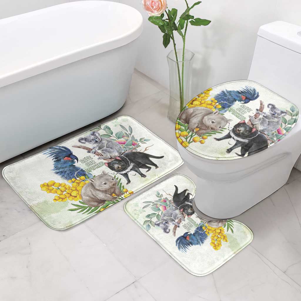 National Threatened Species Day Australia Bathroom Set Aussie Animals Save Our Species - Aussie Hoodie