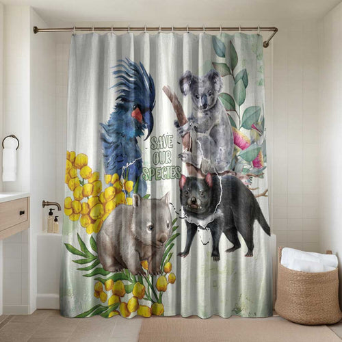 National Threatened Species Day Australia Bathroom Set Aussie Animals Save Our Species - Aussie Hoodie