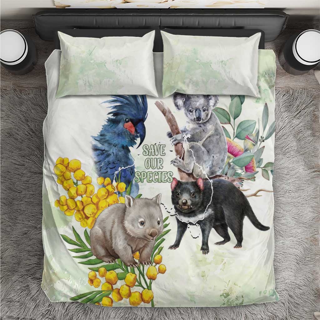National Threatened Species Day Australia Bedding Set Aussie Animals Save Our Species - Aussie Hoodie