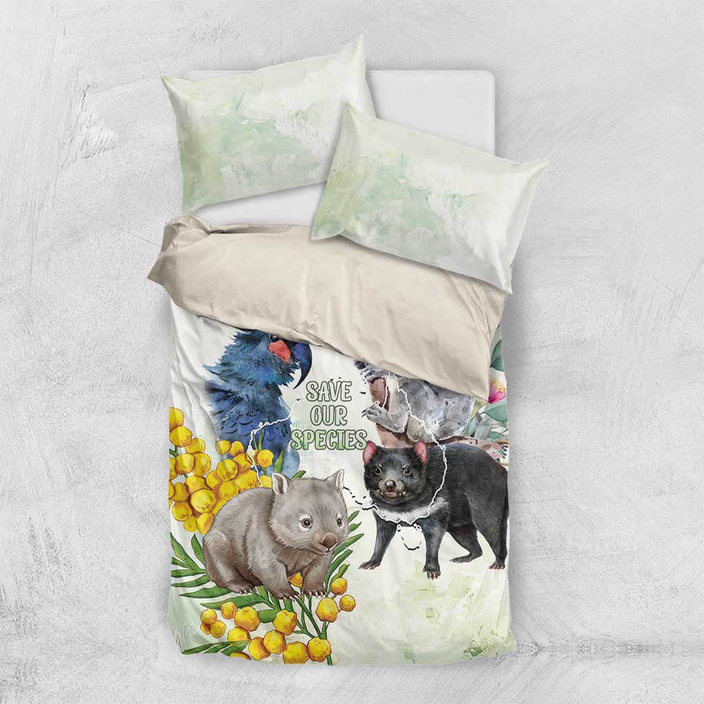 National Threatened Species Day Australia Bedding Set Aussie Animals Save Our Species - Aussie Hoodie