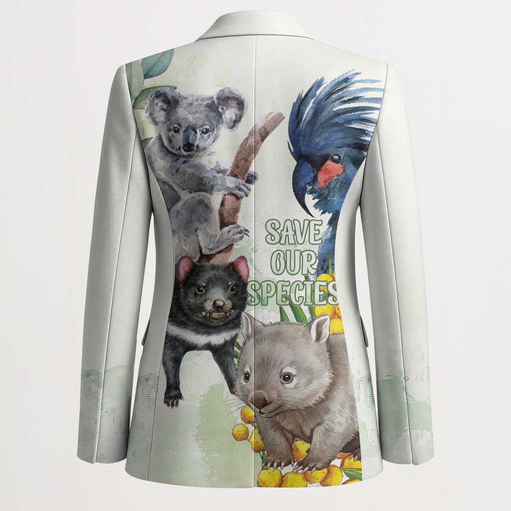 National Threatened Species Day Australia Blazer Aussie Animals Save Our Species - Aussie Hoodie