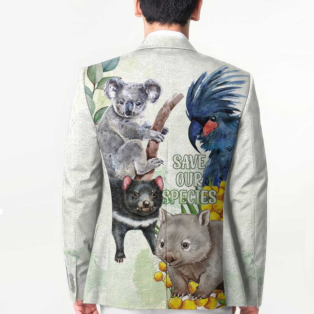 National Threatened Species Day Australia Blazer Aussie Animals Save Our Species - Aussie Hoodie