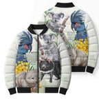 National Threatened Species Day Australia Bomber Puffer Jacket Aussie Animals Save Our Species - Aussie Hoodie