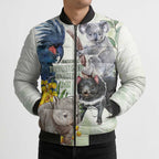 National Threatened Species Day Australia Bomber Puffer Jacket Aussie Animals Save Our Species - Aussie Hoodie