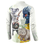 National Threatened Species Day Australia Button Sweatshirt Aussie Animals Save Our Species - Aussie Hoodie