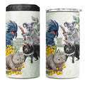 National Threatened Species Day Australia 4 in 1 Can Cooler Tumbler Aussie Animals Save Our Species - Aussie Hoodie