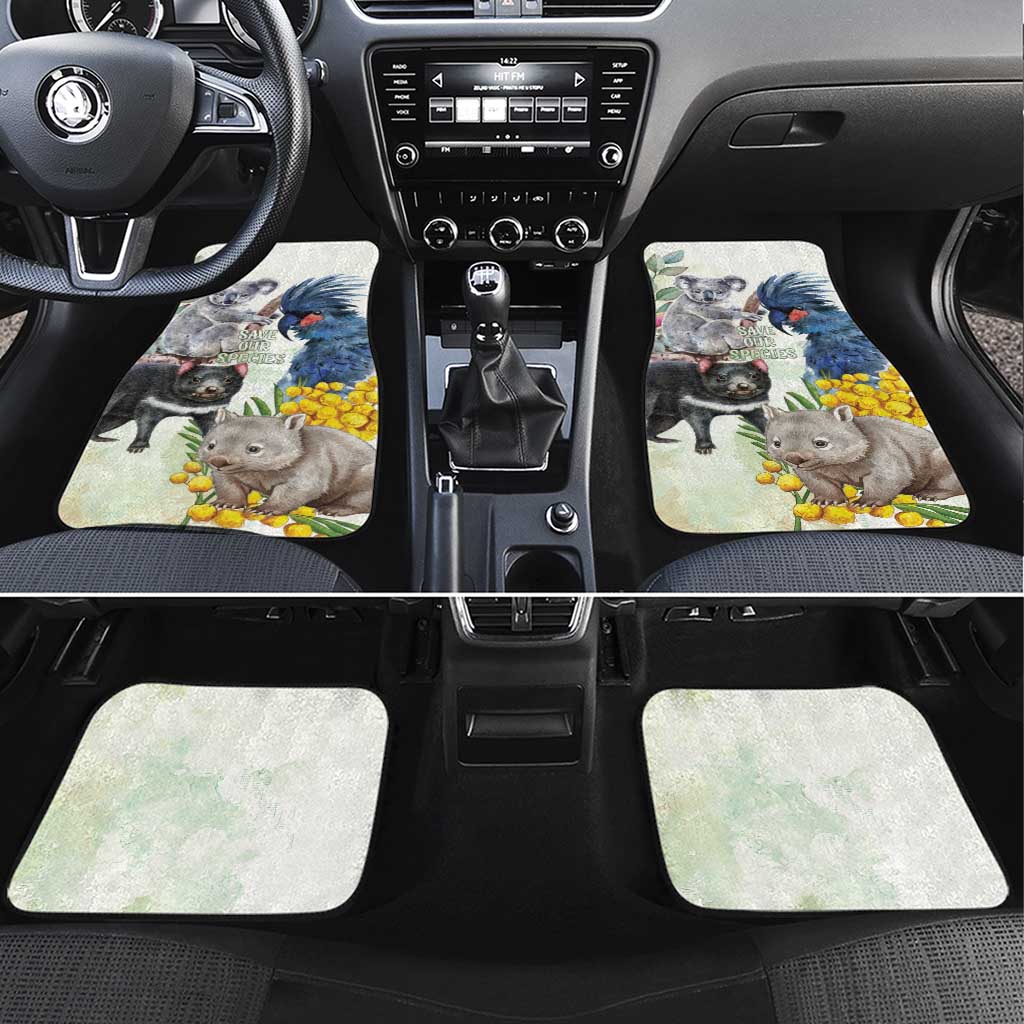 National Threatened Species Day Australia Car Mats Aussie Animals Save Our Species - Aussie Hoodie