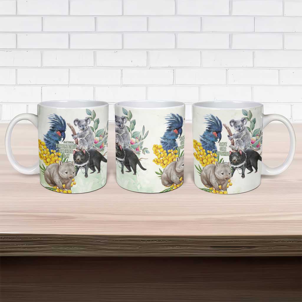 National Threatened Species Day Australia Ceramic Mug Aussie Animals Save Our Species - Aussie Hoodie
