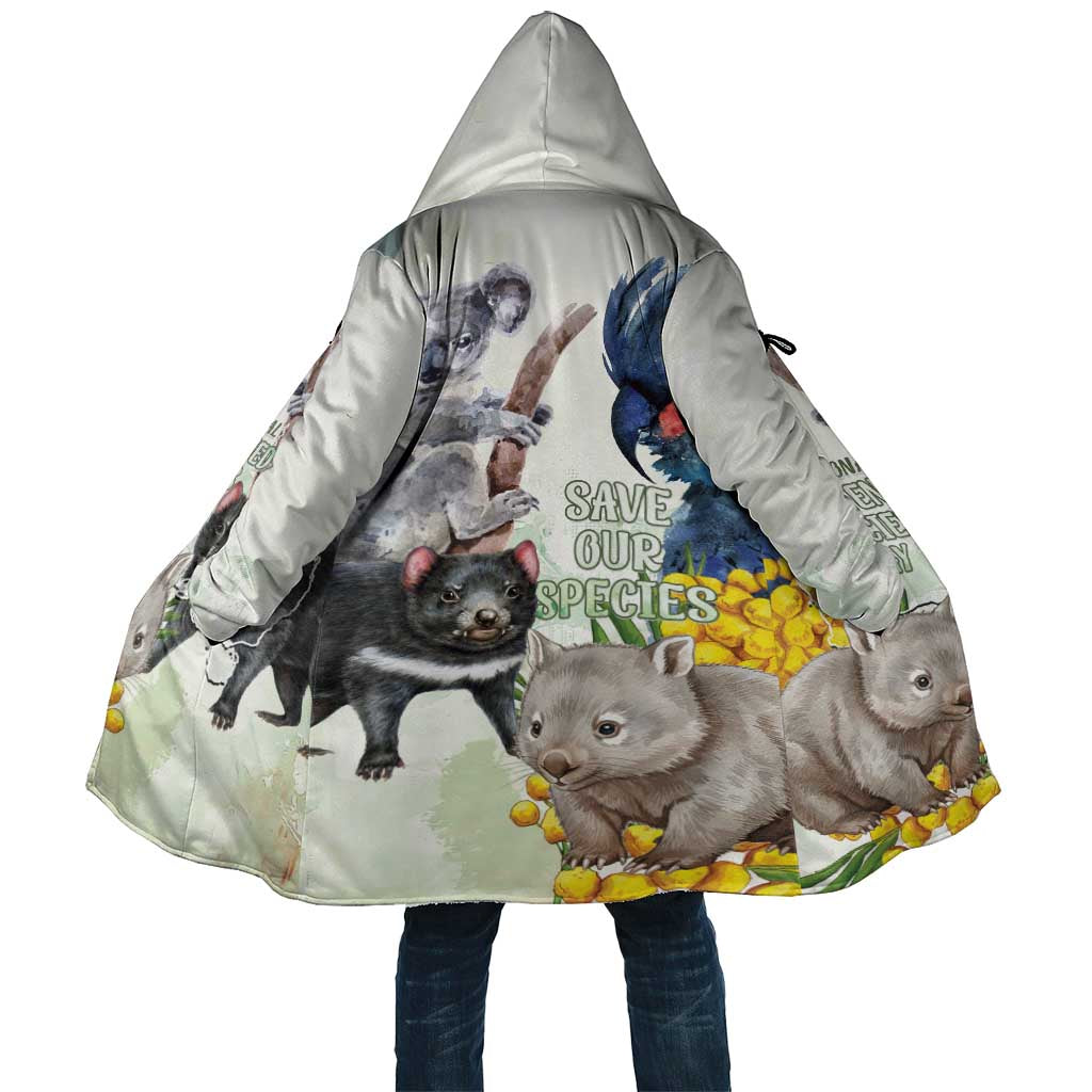 National Threatened Species Day Australia Cloak Aussie Animals Save Our Species - Aussie Hoodie