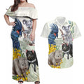 National Threatened Species Day Australia Couples Matching Off Shoulder Maxi Dress and Hawaiian Shirt Aussie Animals Save Our Species - Aussie Hoodie