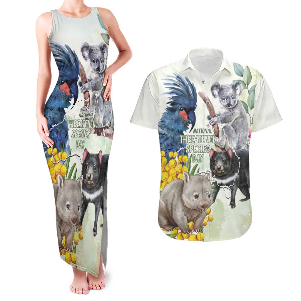 National Threatened Species Day Australia Couples Matching Tank Maxi Dress and Hawaiian Shirt Aussie Animals Save Our Species - Aussie Hoodie