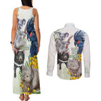National Threatened Species Day Australia Couples Matching Tank Maxi Dress and Long Sleeve Button Shirt Aussie Animals Save Our Species - Aussie Hoodie
