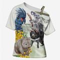 National Threatened Species Day Australia Cross Shoulder Shirt Aussie Animals Save Our Species - Aussie Hoodie
