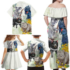 National Threatened Species Day Australia Family Matching Off Shoulder Maxi Dress and Hawaiian Shirt Aussie Animals Save Our Species - Aussie Hoodie