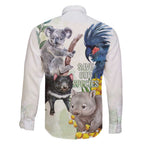 National Threatened Species Day Australia Family Matching Off Shoulder Maxi Dress and Hawaiian Shirt Aussie Animals Save Our Species - Aussie Hoodie