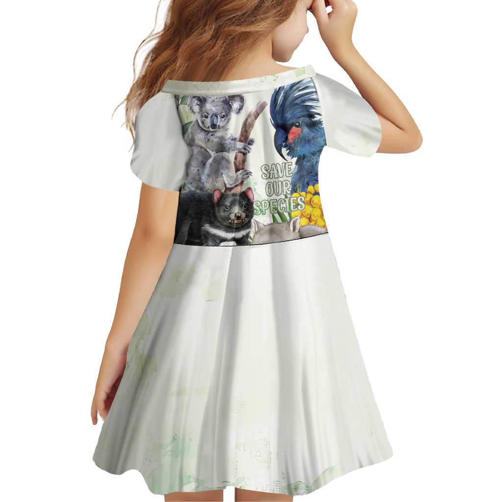 National Threatened Species Day Australia Family Matching Off Shoulder Short Dress and Hawaiian Shirt Aussie Animals Save Our Species - Aussie Hoodie