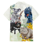 National Threatened Species Day Australia Family Matching Off Shoulder Short Dress and Hawaiian Shirt Aussie Animals Save Our Species - Aussie Hoodie