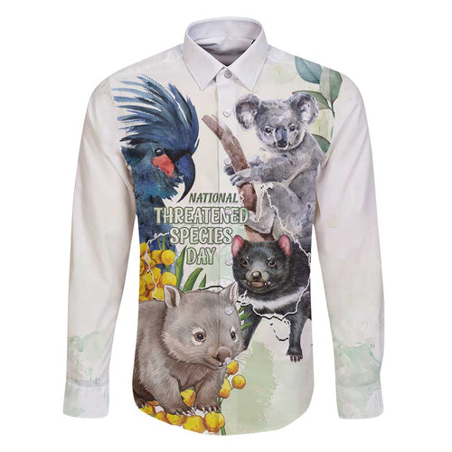 National Threatened Species Day Australia Family Matching Off Shoulder Short Dress and Hawaiian Shirt Aussie Animals Save Our Species - Aussie Hoodie