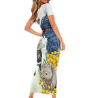 National Threatened Species Day Australia Family Matching Short Sleeve Bodycon Dress and Hawaiian Shirt Aussie Animals Save Our Species - Aussie Hoodie
