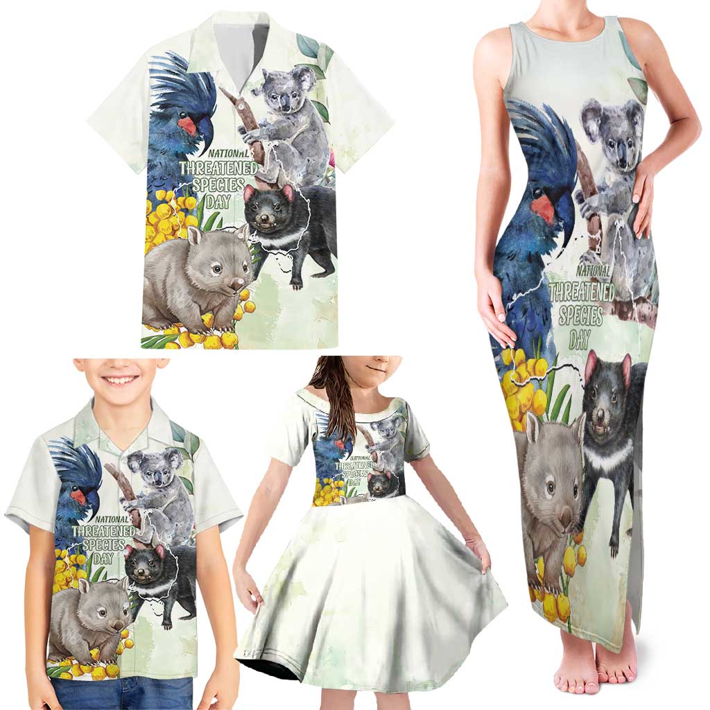 National Threatened Species Day Australia Family Matching Tank Maxi Dress and Hawaiian Shirt Aussie Animals Save Our Species - Aussie Hoodie