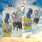 National Threatened Species Day Australia Garden Flag Aussie Animals Save Our Species - Aussie Hoodie
