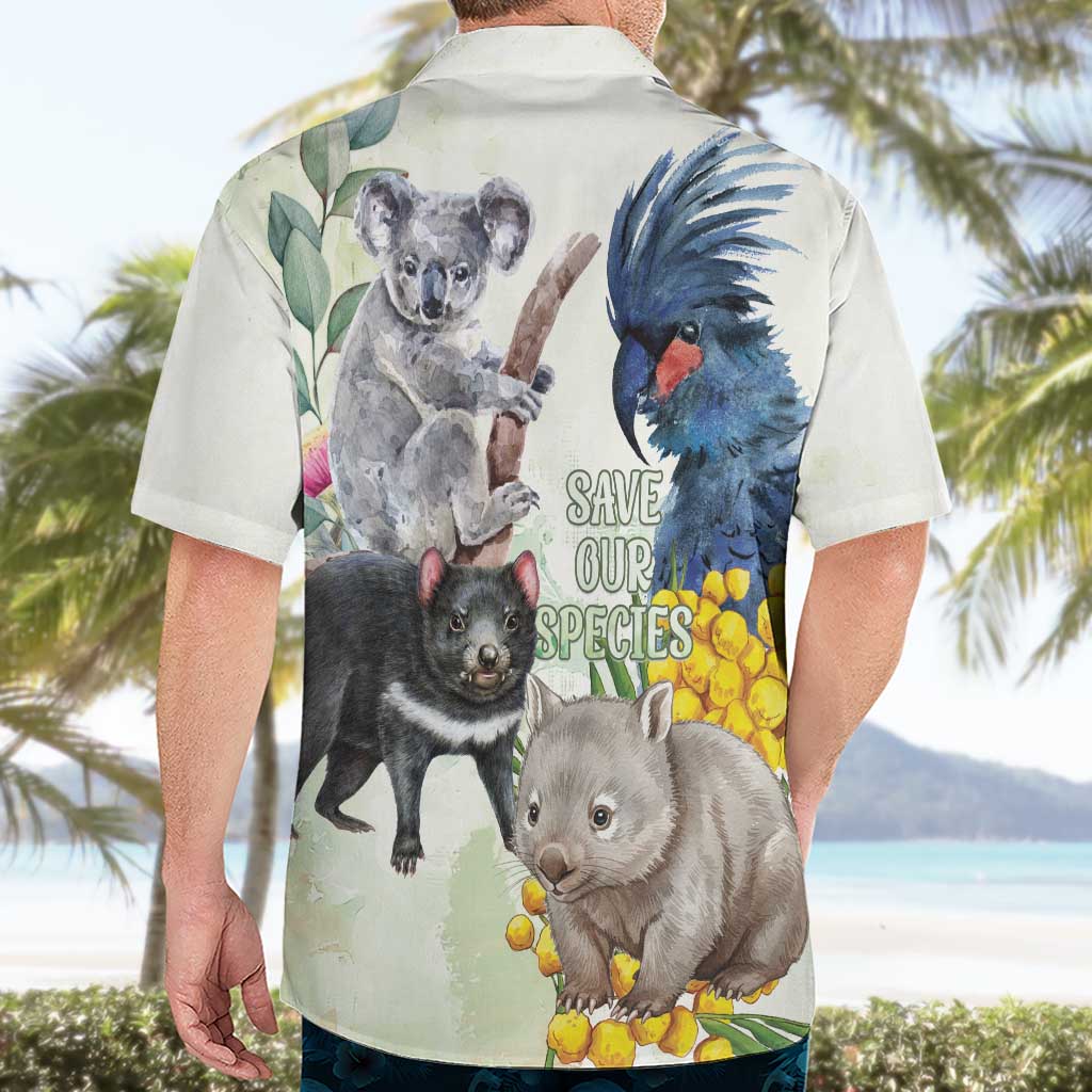 National Threatened Species Day Australia Hawaiian Shirt Aussie Animals Save Our Species - Aussie Hoodie