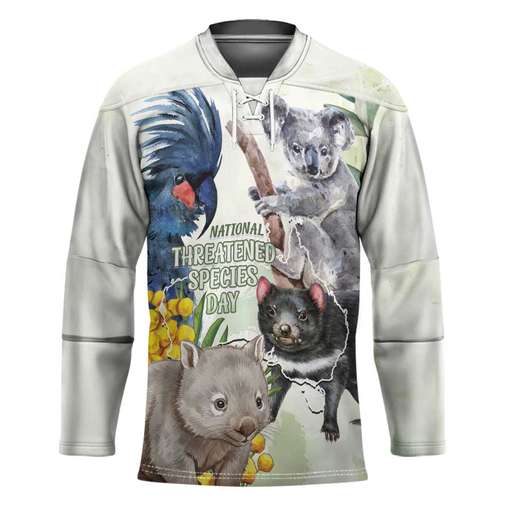 National Threatened Species Day Australia Hockey Jersey Aussie Animals Save Our Species - Aussie Hoodie