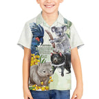 National Threatened Species Day Australia Kid Hawaiian Shirt Aussie Animals Save Our Species - Aussie Hoodie