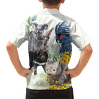 National Threatened Species Day Australia Kid Hawaiian Shirt Aussie Animals Save Our Species - Aussie Hoodie