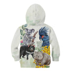 National Threatened Species Day Australia Kid Hoodie Aussie Animals Save Our Species - Aussie Hoodie