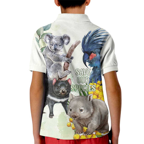 National Threatened Species Day Australia Kid Polo Shirt Aussie Animals Save Our Species - Aussie Hoodie