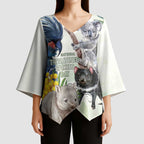 National Threatened Species Day Australia Kimono Sleeve Blouse Aussie Animals Save Our Species - Aussie Hoodie