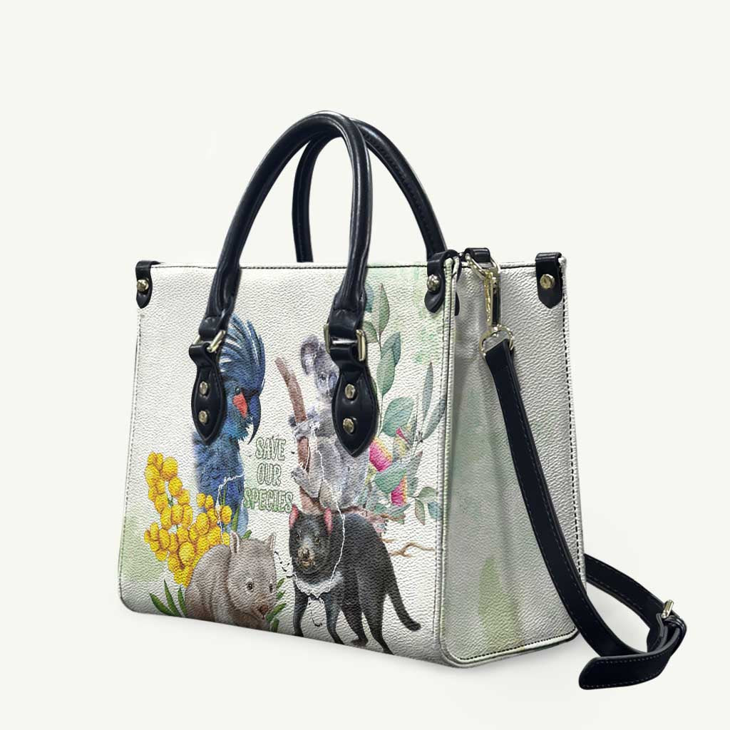 National Threatened Species Day Australia Leather Bag Aussie Animals Save Our Species - Aussie Hoodie