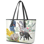 National Threatened Species Day Australia Leather Tote Bag Aussie Animals Save Our Species - Aussie Hoodie