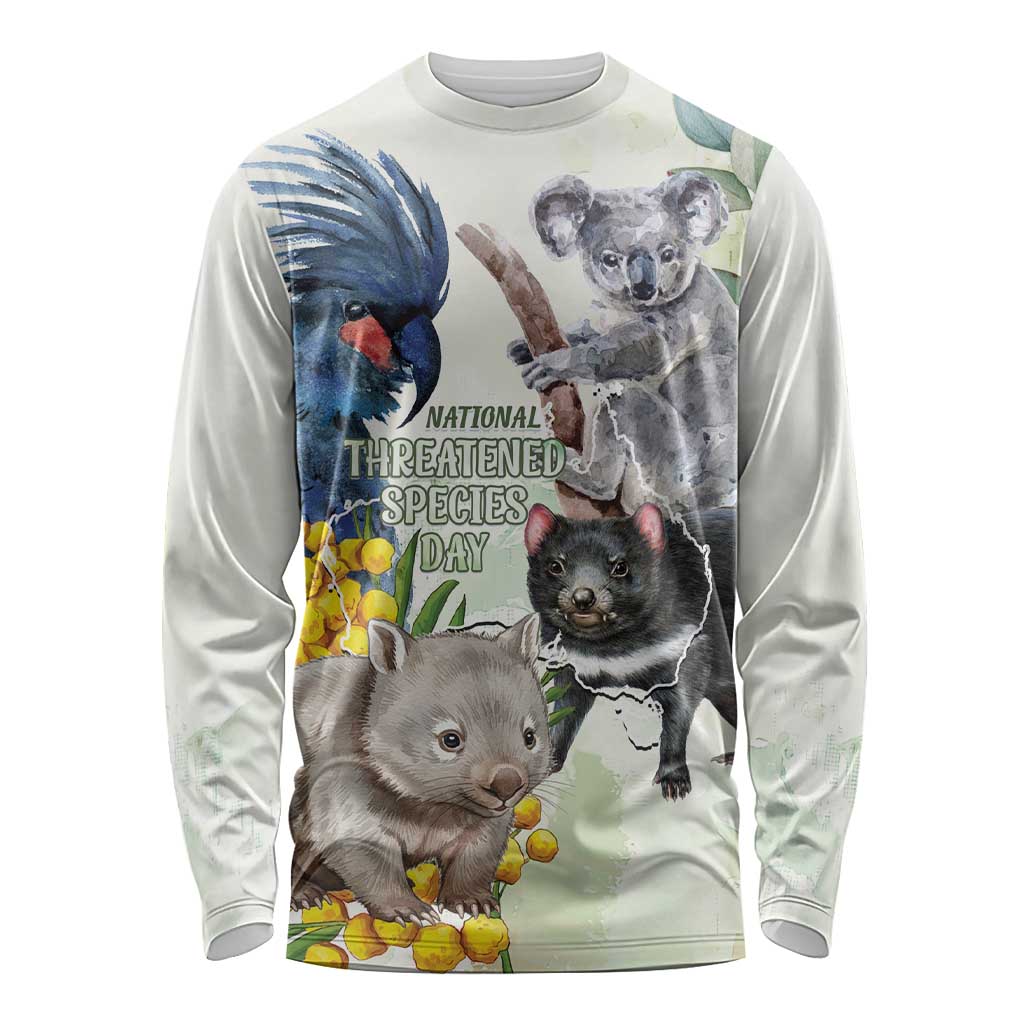 National Threatened Species Day Australia Long Sleeve Shirt Aussie Animals Save Our Species - Aussie Hoodie