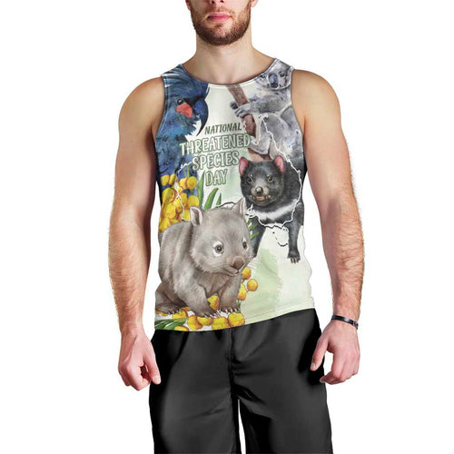 National Threatened Species Day Australia Men Tank Top Aussie Animals Save Our Species - Aussie Hoodie
