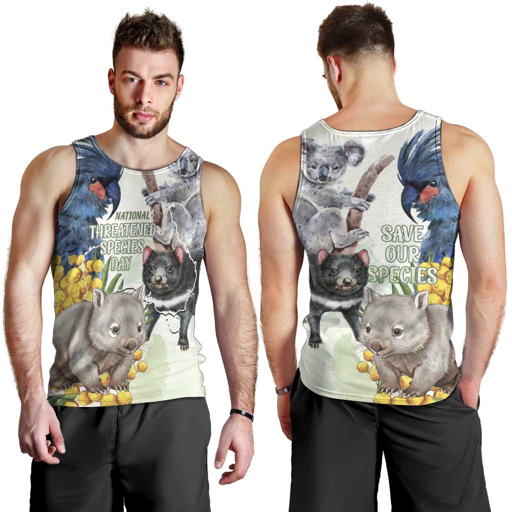 National Threatened Species Day Australia Men Tank Top Aussie Animals Save Our Species - Aussie Hoodie