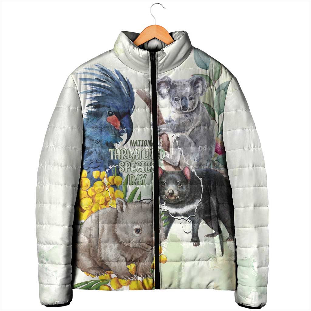National Threatened Species Day Australia Padded Jacket Aussie Animals Save Our Species - Aussie Hoodie